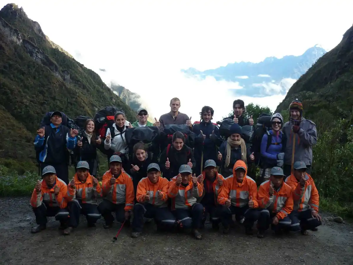 porteadores del camino del inca
